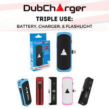 Load image into Gallery viewer, DubCharger 3-in-1: Cart Battery, Charger, &amp; Flashlight

